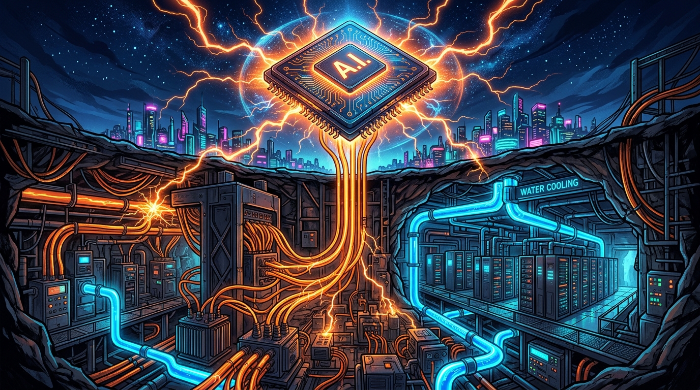 AI’s Physical Reality: Why Your ChatGPT Queries Are Straining Power Grids and Drinking Water