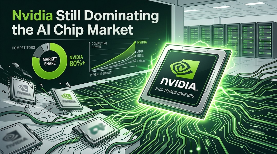 why is nvidia still dominating the ai chip market
