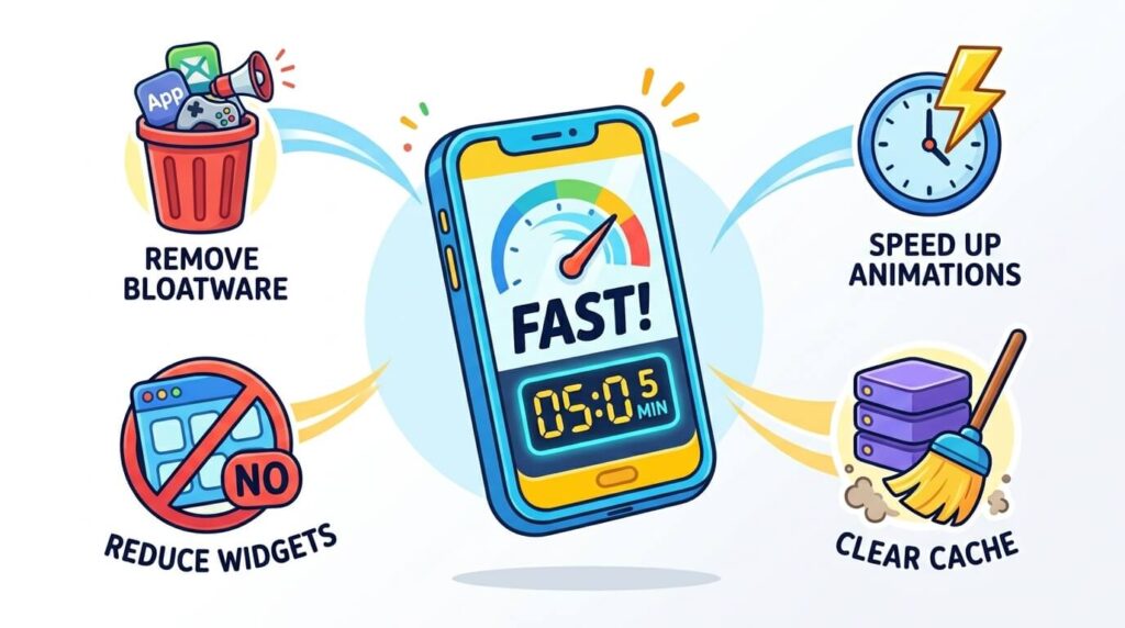 how to speed up android phone